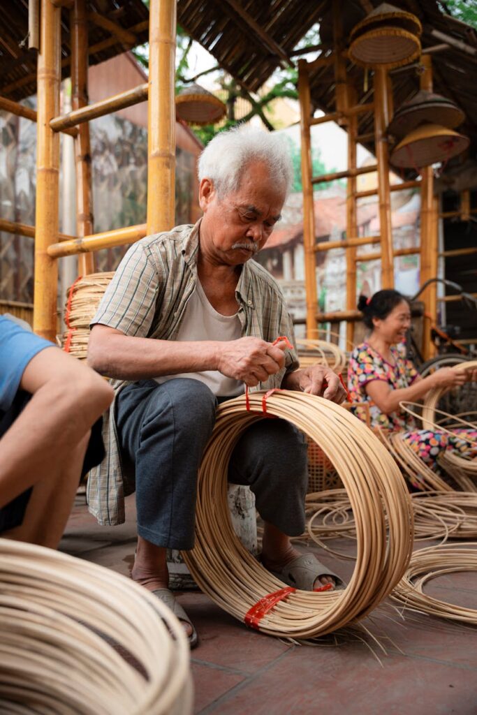 Basket Weaving in Ghanaian Communities
