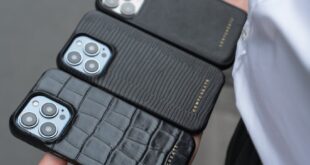 Elegant smartphone cases showcased outdoors in stylish designs.